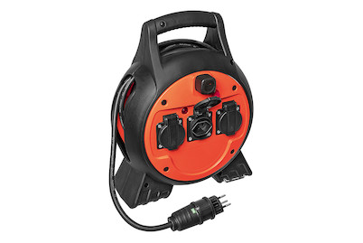 Image of KU Kabelbox schwarz/orange 3xT13 15m bei JUMBO