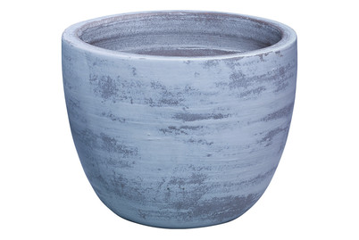 Image of Pflanzengefäss Serrone Ø24x18CM grau bei JUMBO