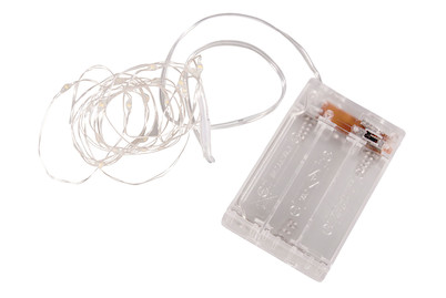 Image of Mini LED-Lichterkette m. Draht/Timer, 220cm, 20 LED's,Batteriebetrieb bei JUMBO