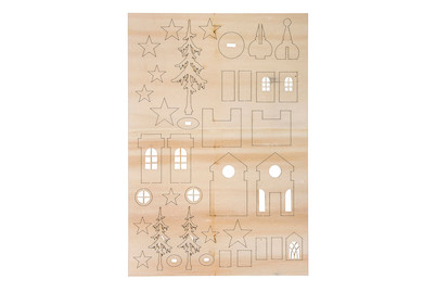 Image of Holzbausatz Weihnachtskirche, 37 Teile, SB-Btl 1Stück bei JUMBO