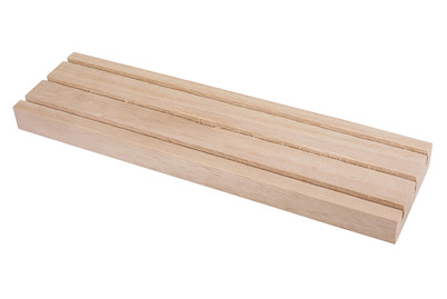 Image of Holz Setzleiste, FSC 100%, 18x5cm, m. 3 Rillen, SB-Btl 1Stück bei JUMBO