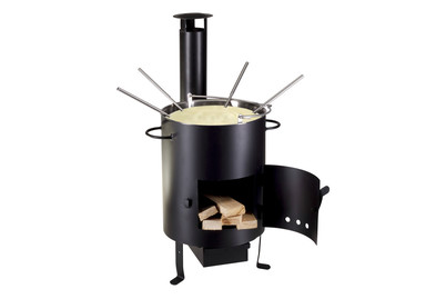 Image of Nouvel Fondue- und Grillofen OpenAir (35.6x37.4x67cm),Schwarz bei JUMBO