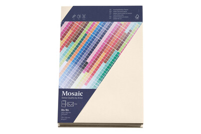 Image of Artoz Mosaic Karten/Kuverts B6/B6 elfenbein je 10 Stück|Artoz Mosaic Karten/Kuverts B6/B6 elfenbein je 10 Stück| bei JUMBO