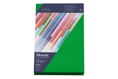 Image of Artoz Mosaic Karten/Kuverts B6/B6 apfelgrün je 10 Stück bei JUMBO