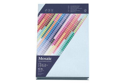 Image of Artoz Mosaic Karten/Kuverts B6/B6 hellblau je 10 Stück bei JUMBO