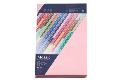Image of Artoz Mosaic Karten/Kuverts B6/B6 rosa je 10 Stück bei JUMBO
