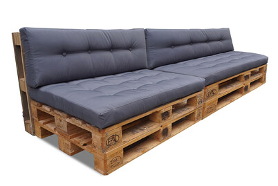 Image of Qualité & Prix Palettensitzkissen grau bei JUMBO