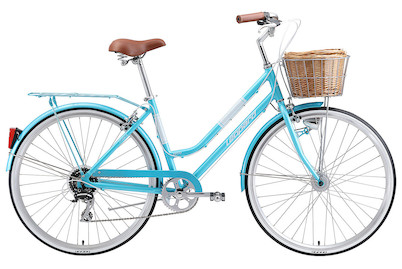 Image of Leopard Retro Bike 46cm / 28 (Unisex / Damenvelo), hellblau-weiss bei JUMBO