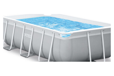 Image of Intex Prism Frame Rectangular Pool 300x175cm, hellgrau bei JUMBO