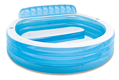 Image of Intex Swim Center Family Lounge Pool 224x216cm, blau bei JUMBO