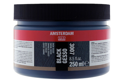 Image of Amsterdam Acryl Gesso schwarz 250ml bei JUMBO