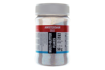 Image of Amsterdam Acryl Glitterflocken multiglitter 50g bei JUMBO