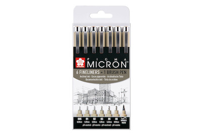 Image of Pigma Micron Set 6+1 Stk bei JUMBO