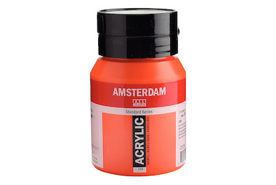Image of Amsterdam Acryl 500ml Napththolrot hell bei JUMBO