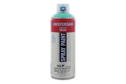 Image of Amsterdam Acryl Spray 400ml Türkisgrün hell bei JUMBO