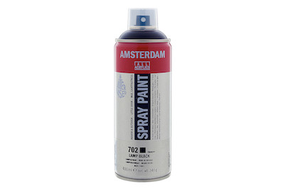 Image of Amsterdam Acryl Spray 400ml Lampenschwarz bei JUMBO