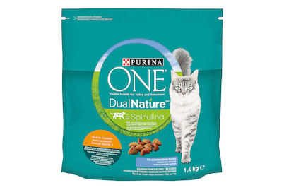 Image of Purina ONE Trocken-Katzenfutter Dual Nature Adult Huhn bei JUMBO