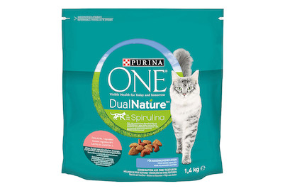 Image of Purina ONE Trocken-Katzenfutter Dual Nature Adult Lachs bei JUMBO