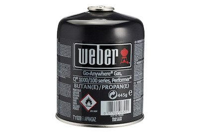 Image of Weber Gas-Kartusche für Weber Q 100-/1000-Serie, Performer Deluxe Gbs, Summit® Charcoal Grill und Go-Anywhere Gas bei JUMBO