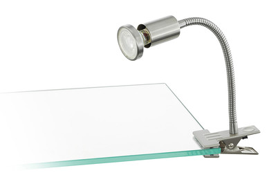 Image of Eglo Klemmleuchte nickel-matt Litos bei JUMBO
