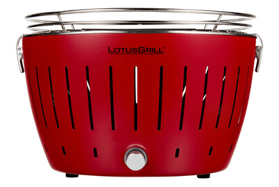 Image of Lotusgrill Holzkohlegrill Original feuerrot bei JUMBO