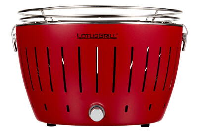 Image of Lotusgrill Holzkohlegrill Original feuerrot