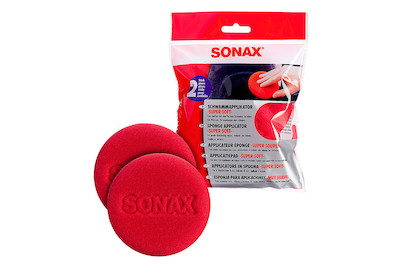 Image of Sonax SchwammApplikator -Super Soft-, Pack à 2 Stück bei JUMBO