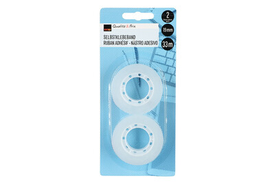Image of Qualité&Prix Klebeband Classic 19 mm x 33 m Duo bei JUMBO