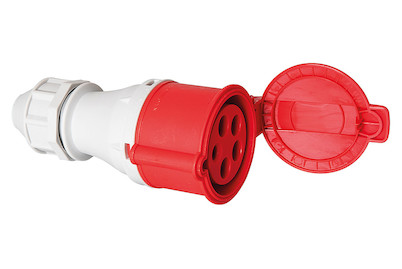 Image of CEE Kupplung 32/5 Ip44 400V 6h vernickelt bei JUMBO