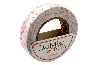 Image of Selbstkl. Stoffrolle 5M Mille fleurs blu bei JUMBO