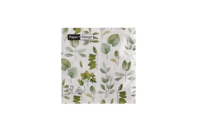 Image of Servietten Fresh leaves 25x25cm 20Stk bei JUMBO