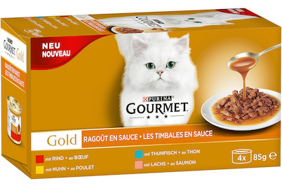 Image of Gourmet Gold Sauce Delight Huhn 4x85g