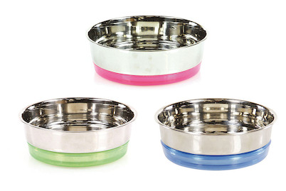 Image of Edelstahlnapf Color S Pink bei JUMBO