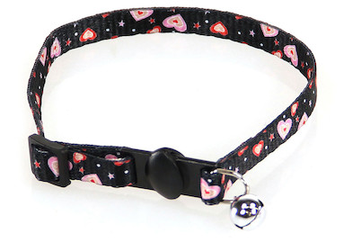 Image of Classicline Katzenhalsband Heart 10Mm SW bei JUMBO