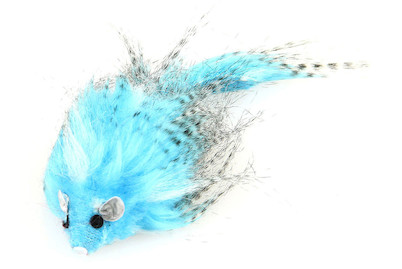 Image of Langhaarmaus MIT Rassel 19Cm Blau bei JUMBO