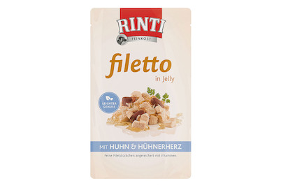 Image of Rinti filetto Huhn+Hühnerherz 100G
