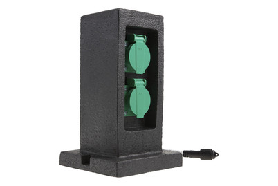 Image of Steckdosen-Turm 2 Steckdosen 230 V Eek: A+ Ip44 16 A bei JUMBO