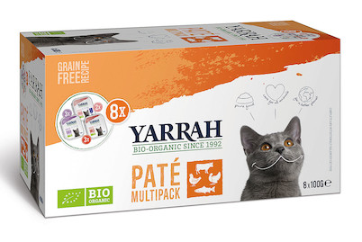 Image of Yarrah Bio Katzenfutter Multi Pack 6x150g bei JUMBO