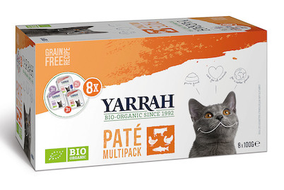 Image of Yarrah Bio Katzenfutter Multi Pack 6x150g