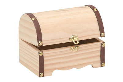 Image of Schatztruhe 150x100x100mm, FSC Kiefer NZ bei JUMBO