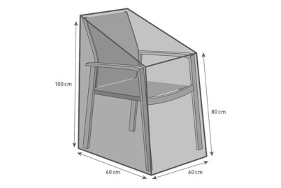 Image of Home and More Schutzhülle Universal für nicht stapelbare Stühle 60x60x100 bei JUMBO