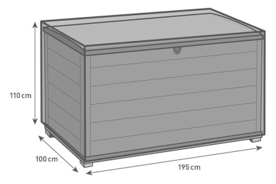 Image of Home and More Schutzhülle für Kisse nbox 195x100x110 bei JUMBO