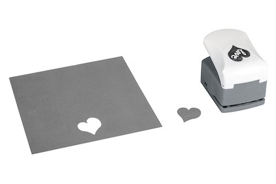 Image of Embossing-Stanzer: Heart, 2,2x3,1cm, SB-Blister 1Stück bei JUMBO