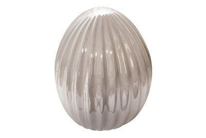 Image of Keramik Ei perlmutt, 8,6x11cm, PVC-Box 1Stück bei JUMBO