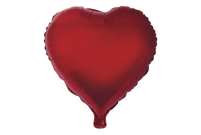 Image of Folienballon Herz, 46x49cm, SB-Btl 1Stück bei JUMBO