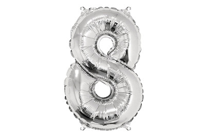 Image of Folienballon Zahl 8 , 40cm, SB-Btl 1Stück bei JUMBO
