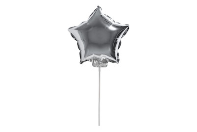 Image of Folienballon Stern zum Stecken, 28cm ø, SB-Btl 1Stück bei JUMBO