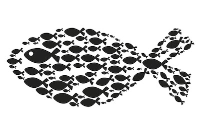 Image of Stempel Fisch, 4x9cm bei JUMBO