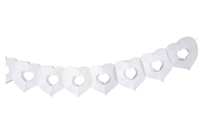 Image of Papier Girlande Herz Silhouette bei JUMBO