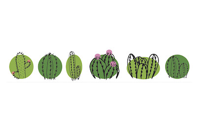 Image of Washi Tape Cactus Family, 15mm, Rolle 10m bei JUMBO
